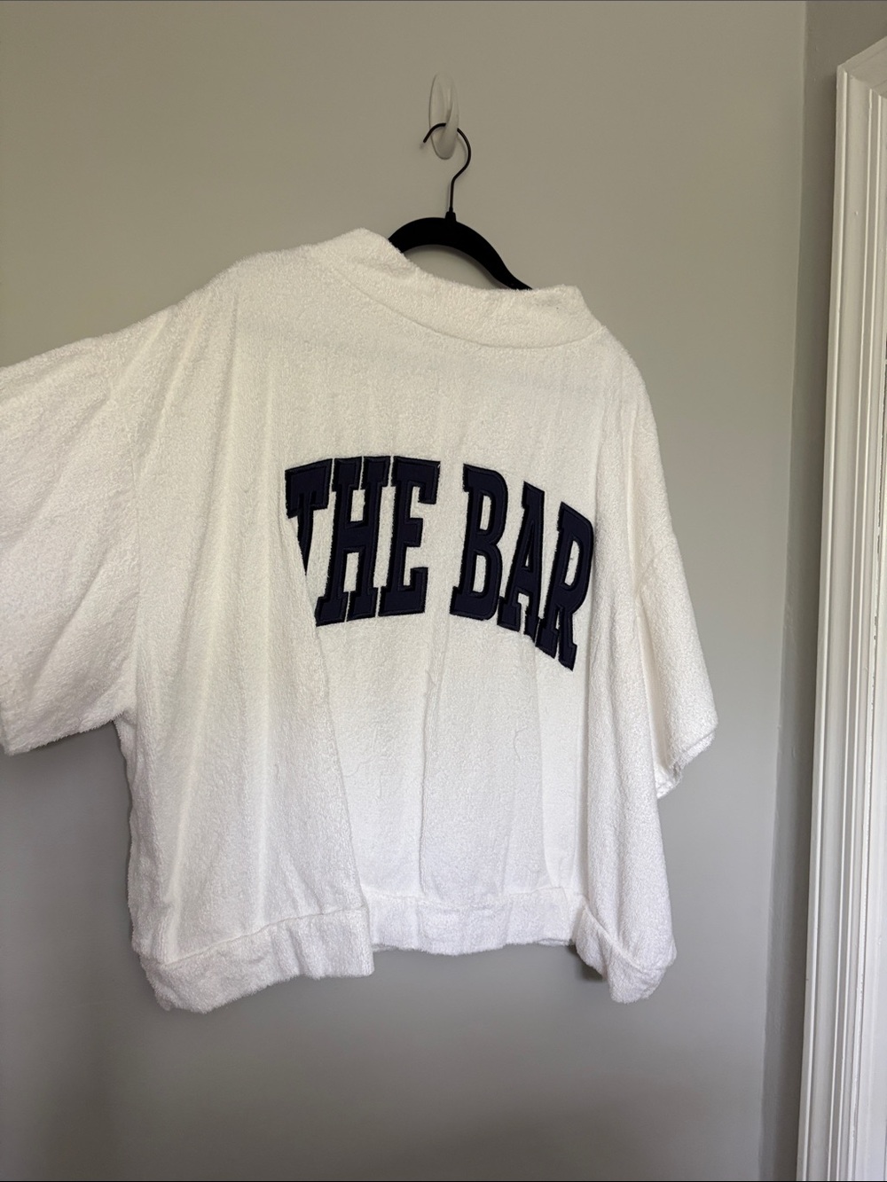 THE BAR TERRY HIGHNECK SHORT SLEEVE